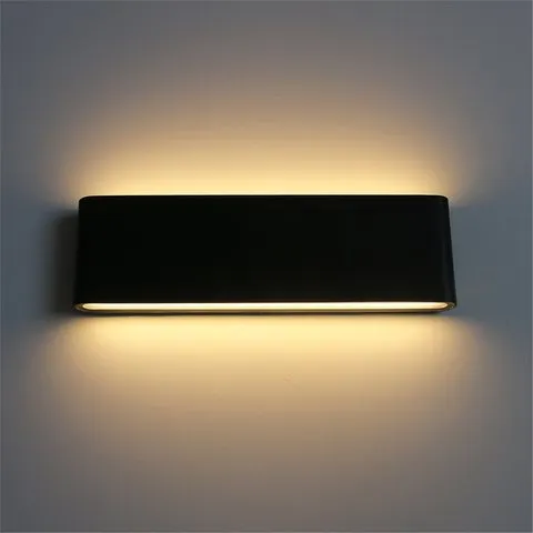 【~ Novo FDDT】Luminária de parede LED para exterior, à prova d'água, para quarto, sala de estar, varanda, luminária de parede externa, arandelas, branco
