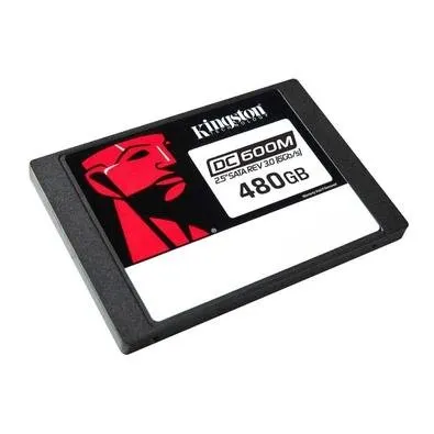SSD Kingston DC600M Mixed-Use, 480GB, 2.5", SATA III, Leitura: 560 MB/s, Gravação: 470 MB/s, Preto - SEDC600M/480G