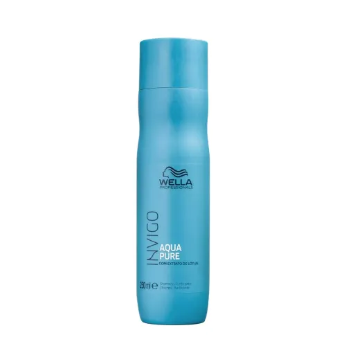 Shampoo Antirresíduos Aqua Pure Wella Professionals Invigo Balance 250ml