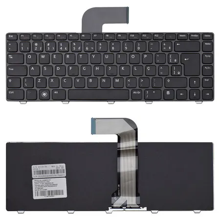 Teclado para Notebook compatível com Dell Vostro 3460 ABNT2