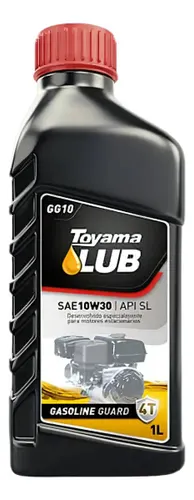 Óleo Lubrificante Gg10 4t a Gasolina 1lt 10w-30sl toyama