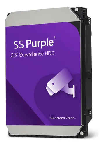 Disco Rígido Interno Hd 500gb Purple para Dvr Intelbras Roxo Púrpura Screen Vision