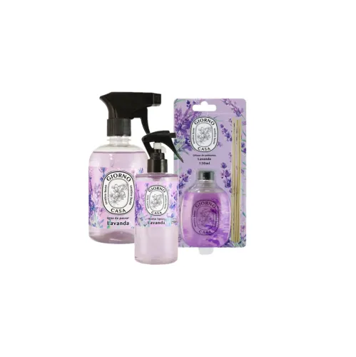 Kit Giorno Casa Sentire Bene Lavanda (3 Produtos)