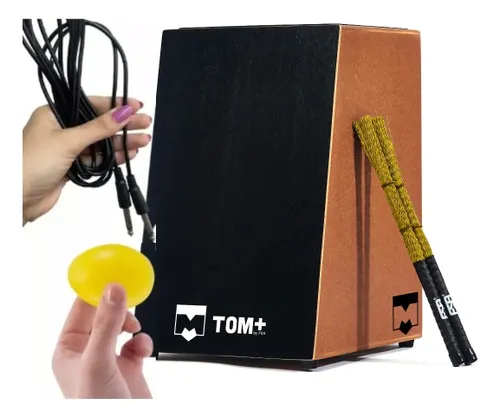 Cajon Fsa Tom+ Elétrico com Acessórios - Profissional Bk/nt