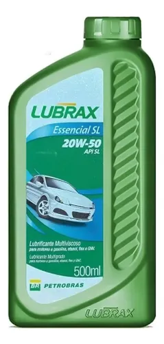 Óleo de Motor Lubrax Petrobras Essencial Mineral 20w-50 para Carro/caminhonete de 1 Unidade