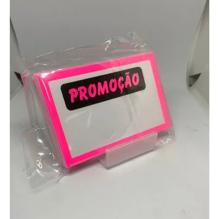 Etiqueta de Preço  COLORIDA Pvc (6,5x9,5 cm)50 Unidades!!!