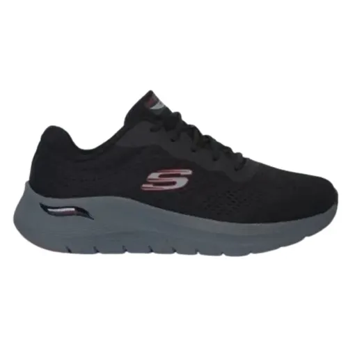 Tênis Skechers Arch Fit 2.0 Masculino Preto/Vermelho