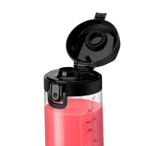Tampa Flip Top Preta para Portable Blender