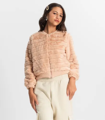 Jaqueta Juvenil Feminina com Pelo Minty - Moda Feminina e Masculina, Itens para Casa e Mais l Rovitex