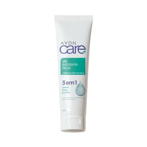 Gel Esfoliante Facial Avon Care Triple 100g