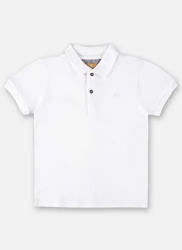 Camisa Polo Infantil para Menino em Suedine (Branco) Up Baby