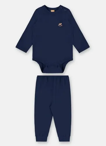 Pijama Bebê Unissex Térmica Azul