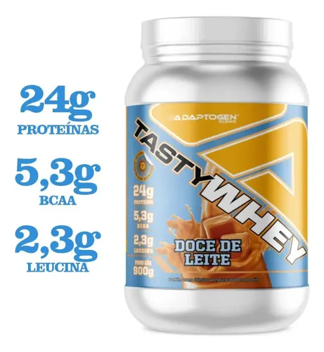 Proteína Adaptogen Science Tasty Whey Gourmet em pó sabor Doce de leite x 900g