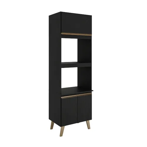 Torre Quente 2 Fornos Atlanta Carraro Preto Touch