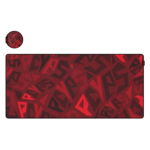 Mouse Pad Gamer Signature PCYES Red Magma Limited Extended 900x420mm Speed PMS90X42RM