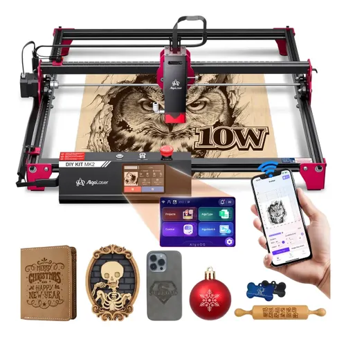 Algolaser Máquina de Corte e Gravação a Laser 10W DIY KIT MK2