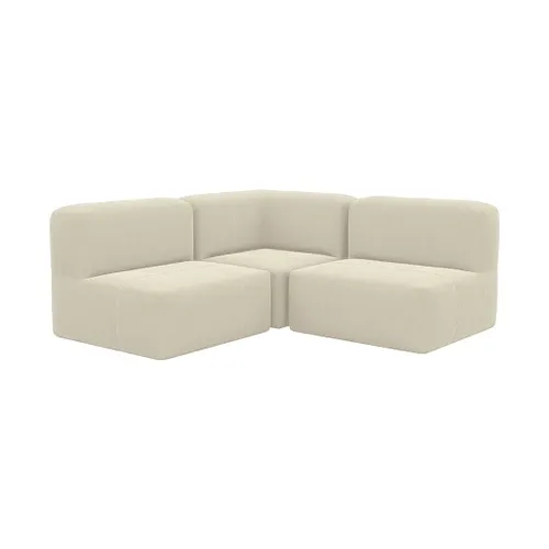 Lounge 3 Puffs Modulares para Canto