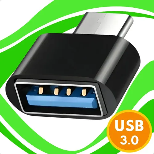Adaptador Usb para Usb C Conector Otg Usb 3.0 Fêmea para Tipo C Macho