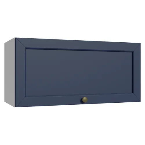 Armário Aéreo 70 cm 1 Porta Basculante Branco/Azul Vik Madesa