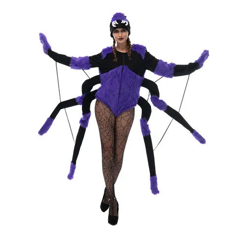 Halloween: novos aranhas e insetos. Fantasia de Terrorista para Festas, Bares e Apresentações Escolares, Roupas de Festa de Luxo