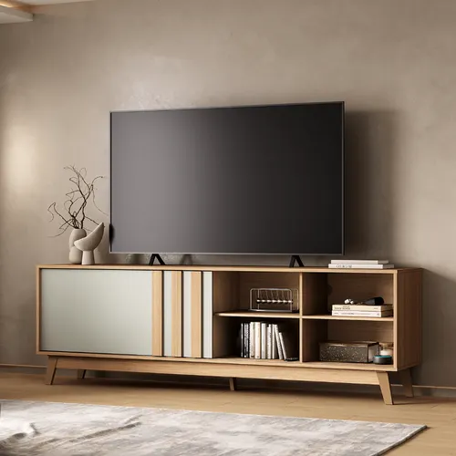 Rack para TV Ventura Carraro Cedro e Sálvia