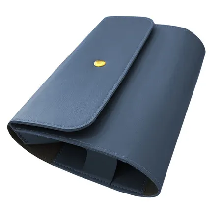 Capa Case Estojo para Mouse e Carregador Azul Oceano