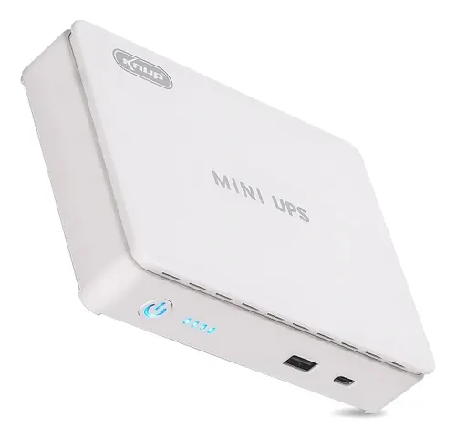 Mini UPS 35W ( Nobreak) USB Type-C Poe Bivolt KP-588 Kanup Branco