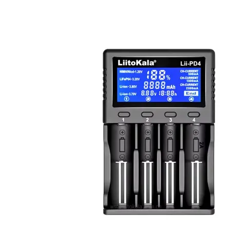 Carregador de Baterias Liitokala Lii-PD4