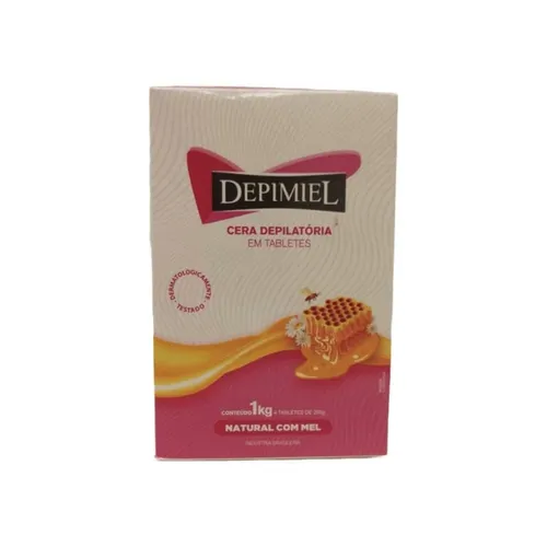 Cera Depilatória em Barra Depimiel Natural 1000g