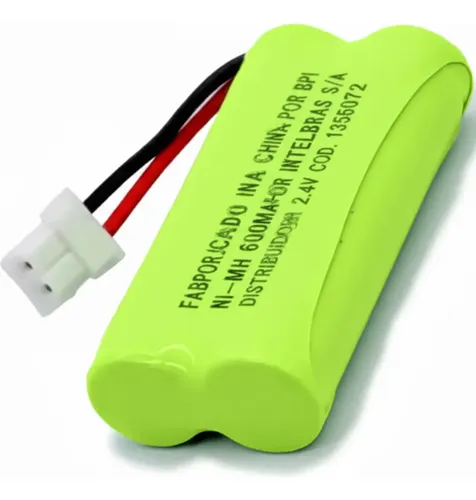 Bateria Telefone sem Fio Intelbras 2,4v 600mah