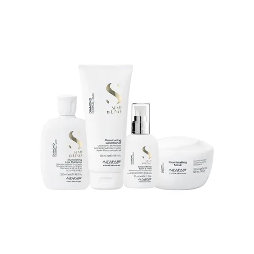 Kit Alfaparf Semi Di Lino Diamond Illuminating Completo Pequeno