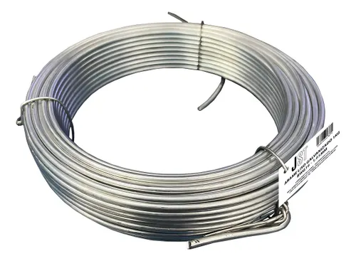 Arame Galvanizado Liso BWG 16 1,65mm Rolo 1kg JST