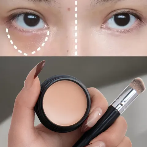 Corretor e creme para contorno, cobertura total, longa duração, corretor de cor para os olhos que ilumina e proporciona uma maquiagem perfeita.