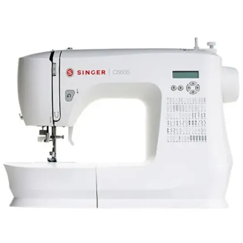 Máquina de Costura Eletrônica Singer C5605 80 Pontos + 6 Casas de Botões 65W 220v