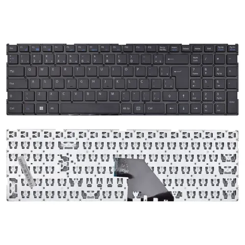 Teclado para Notebook Sony Vaio Fe15 VJFE52F11X-B1191S ABNT2 Preto