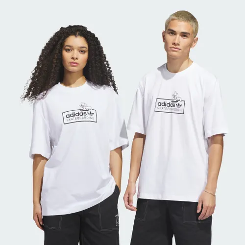 Camiseta Skateboarding x Mark Gonzales com Logotipo Unisex adidas