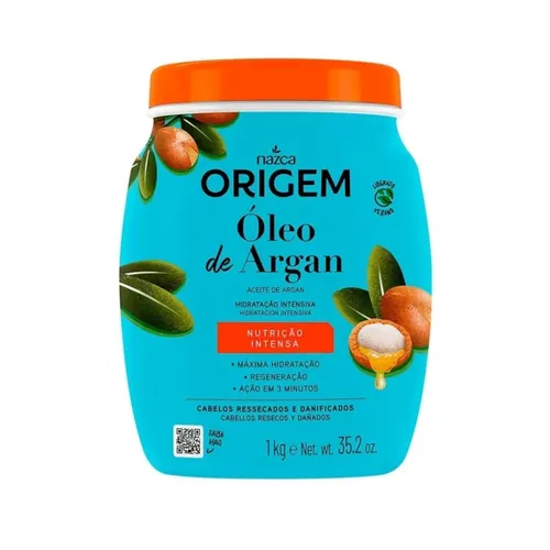 Creme Hidratante Capilar Nazca Origem Óleo de Argan 1kg