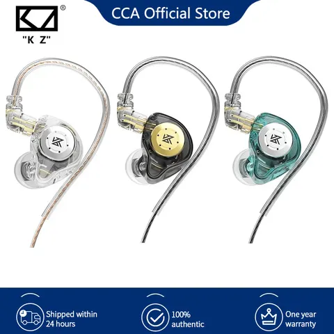 Kz edx pro bass fones de ouvido esporte correndo com fio pendurado em fones estéreo com cancelamento ruído fone com microfone gamer