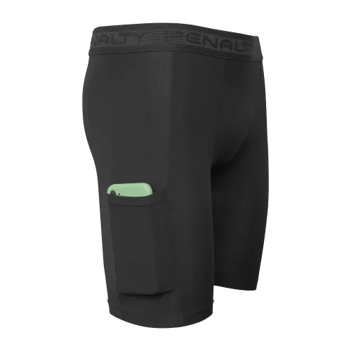 Bermuda Compressão Penalty Skin UV C/ Bolso 183 - Preto - P