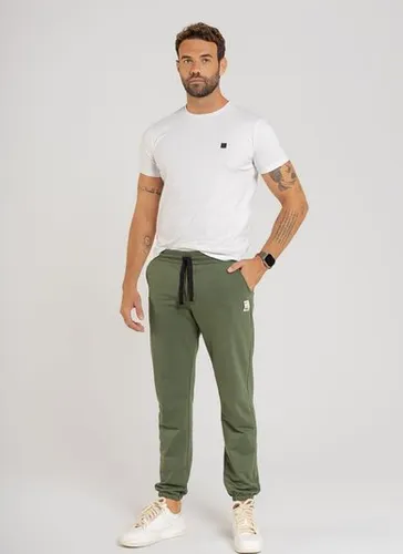 Calça Básica Masculina em Moletom sem Felpa (Verde) The Philippines