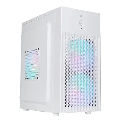 Gabinete Office Rise Mode X1 White, Mini Tower, M-ATX, Sem FANs, Branco - RM-GA-OFX1-FW