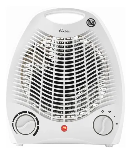 Aquecedor de Ar Kookin Kna1500 Elétrico Termoventilação 1500w com Proteção Contra Tombamento Branco