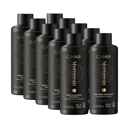 Kit G.Hair Escova Progressiva Marroquina 5 (2 x 1 Litro)