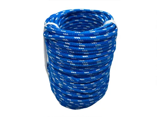 Corda de Nylon Fast Br 12mm 40m Polipropileno Azul Trançada