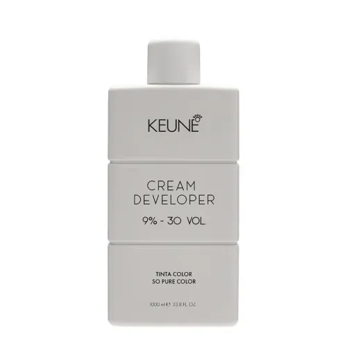 Oxidante Cremoso Tinta Cream Developer Keune 30 Volumes 9% 1 Litro