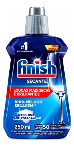 Finish Secante Abrilhantador para Lava-Louças 250 mL
