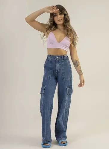 Top Adulto com Alças em Linho (Roxo) The Philippines