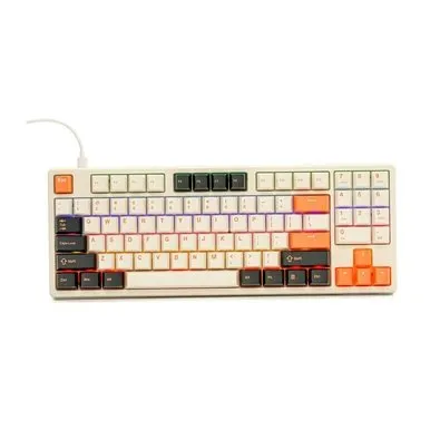 Teclado Mecânico Gamer Thunderobot KG3089, Switch Linear Red, 1KHz, Hot-Swappable, Rainbow, 90%, USB-C, Smoke - JM03NL004