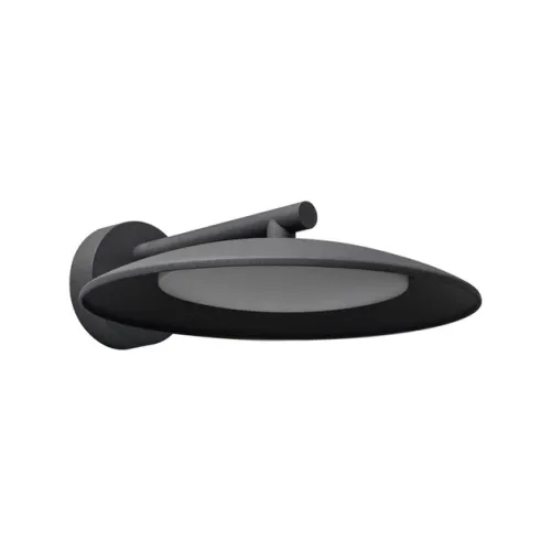 Arandela Led Alumínio Preto 24w 3000k Ip54 Oklahoma