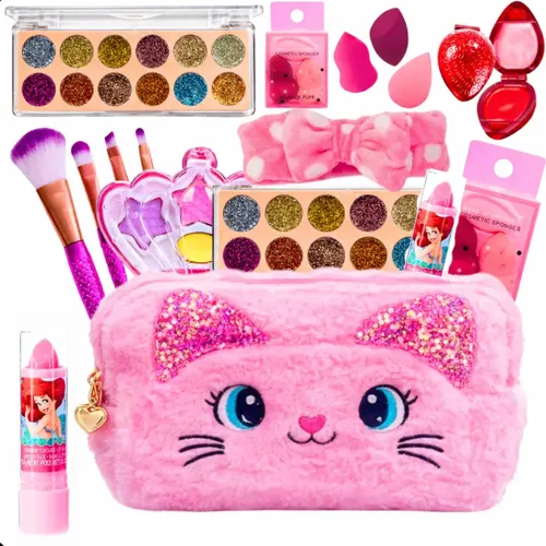 Conjunto de Maquiagem e Skin Care Infantil Blogueirinha